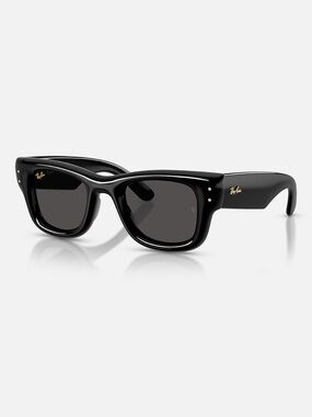 Ray-Ban Wayfarer Puffer X ASAP Polished Black Sunglasses RB4940